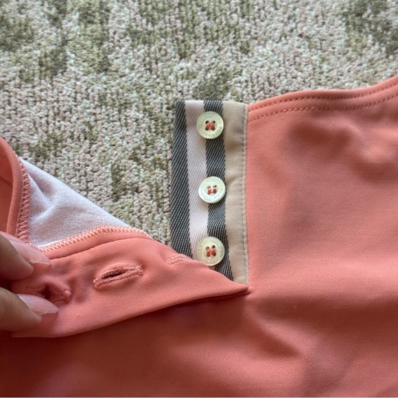 Burberry Vintage Coral One Piece Swimsuit - Picture 3 of 7